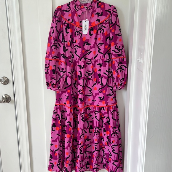 Tuckernuck Pink and Black Maxi Dress - Picture 2 of 12